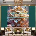 Chrysanthemum
  Flower Artistic Digital Wall Art Hom Decor _99 - Image 3