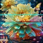 Chrysanthemum
  Flower Artistic Digital Wall Art Hom Decor _22