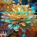 Chrysanthemum
  Flower Artistic Digital Wall Art Hom Decor _38