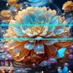 Chrysanthemum
  Flower Artistic Digital Wall Art Hom Decor _43