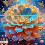 Chrysanthemum
  Flower Artistic Digital Wall Art Hom Decor _44