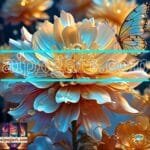 Chrysanthemum
  Flower Artistic Digital Wall Art Hom Decor _47