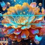 Chrysanthemum
  Flower Artistic Digital Wall Art Hom Decor _56