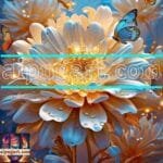 Chrysanthemum
  Flower Artistic Digital Wall Art Hom Decor _90