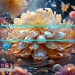 Chrysanthemum
  Flower Artistic Digital Wall Art Hom Decor _96