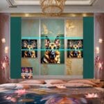 Dog Face Golden Frame Artistic
Digital Wall Art Decor _16 - Image 2