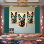 Dog Face
Golden Frame Artistic Digital Wall Art Decor _04 - Image 2