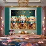 Dog Face
Golden Frame Artistic Digital Wall Art Decor _45 - Image 2