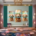 Dog Face
Golden Frame Artistic Digital Wall Art Decor _49 - Image 2