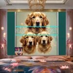 Dog Face Golden Frame Artistic
Digital Wall Art Decor _58 - Image 2