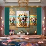 Dog Face Golden Frame Artistic
Digital Wall Art Decor _65 - Image 2