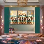 Dog Face Golden Frame Artistic
Digital Wall Art Decor _66 - Image 2