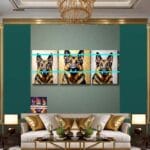 Dog Face
Golden Frame Artistic Digital Wall Art Decor _11 - Image 3