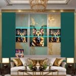 Dog Face Golden Frame Artistic
Digital Wall Art Decor _16 - Image 3