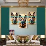 Dog Face
Golden Frame Artistic Digital Wall Art Decor _04 - Image 3