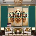Dog Face Golden Frame Artistic
Digital Wall Art Decor _46 - Image 3
