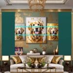 Dog Face Golden Frame Artistic
Digital Wall Art Decor _65 - Image 3