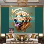 Dog Face
Golden Frame Artistic Digital Wall Art Decor _74 - Image 3