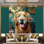 Dog Face
Golden Frame Artistic Digital Wall Art Decor _89 - Image 3