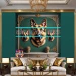 Dog Face
Golden Frame Artistic Digital Wall Art Decor _09 - Image 3