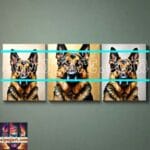 Dog Face
Golden Frame Artistic Digital Wall Art Decor _11