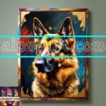 Dog Face
Golden Frame Artistic Digital Wall Art Decor _24