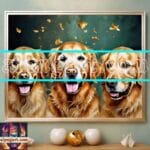 Dog Face
Golden Frame Artistic Digital Wall Art Decor _45