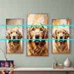 Dog Face
Golden Frame Artistic Digital Wall Art Decor _49
