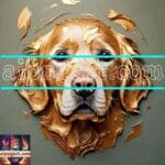 Dog Face
Golden Frame Artistic Digital Wall Art Decor _68