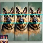 Dog Face
Golden Frame Artistic Digital Wall Art Decor _07