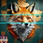 FOX Face
Golden Frame Artistic Digital Wall Art Decor _01