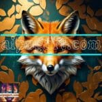 FOX Face
Golden Frame Artistic Digital Wall Art Decor _81
