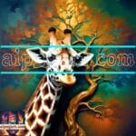 Giraffe
Face Golden Frame Artistic Digital Wall Art Decor _69