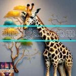 Giraffe
Face Golden Frame Artistic Digital Wall Art Decor _81