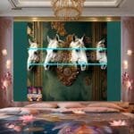 Horse Face Golden Frame
  Artistic Digital Wall Art Decor _27 - Image 2