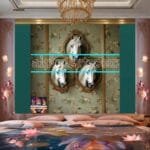 Horse Face Golden Frame
  Artistic Digital Wall Art Decor _05 - Image 2
