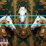 Horse Face Golden Frame
  Artistic Digital Wall Art Decor _22