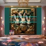 Rabbit Face Gold Frame
Artistic Digital Wall Art Decor _15 - Image 2