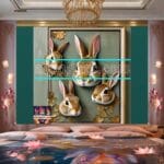 Rabbit Face Gold Frame
Artistic Digital Wall Art Decor _18 - Image 2