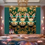 Rabbit Face Gold Frame
Artistic Digital Wall Art Decor _05 - Image 2