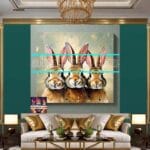 Rabbit Face Gold Frame
Artistic Digital Wall Art Decor _37 - Image 3
