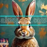 Rabbit Face Gold Frame
Artistic Digital Wall Art Decor _102