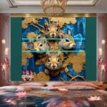 Squirrel Face Gold Frame
Artistic Digital Wall Art Home _10 - Image 2