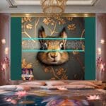 Squirrel Face Gold Frame
Artistic Digital Wall Art Home _105 - Image 2