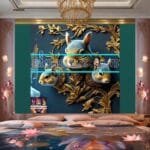 Squirrel Face Gold Frame
  Artistic Digital Wall Art Home _11 - Image 2