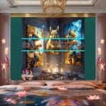 Squirrel Face Gold Frame
Artistic Digital Wall Art Home _13 - Image 2