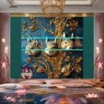 Squirrel Face Gold Frame
  Artistic Digital Wall Art Home _15 - Image 2