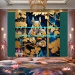 Squirrel Face Gold Frame
  Artistic Digital Wall Art Home _18 - Image 2
