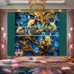 Squirrel Face Gold Frame
  Artistic Digital Wall Art Home _23 - Image 2