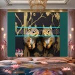 Squirrel Face Gold Frame
  Artistic Digital Wall Art Home _36 - Image 2